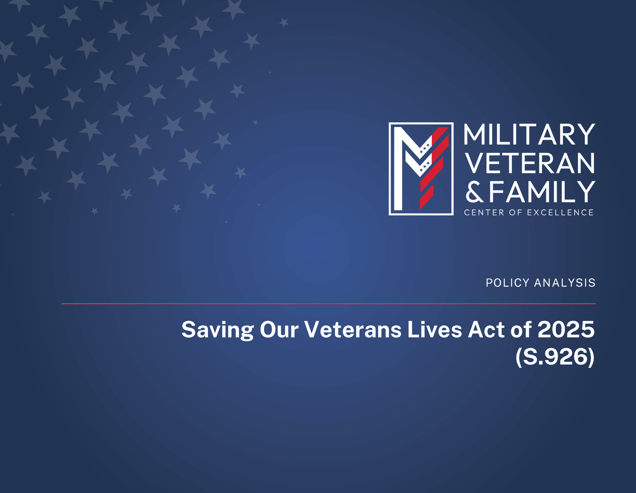 S.926 Policy Analysis